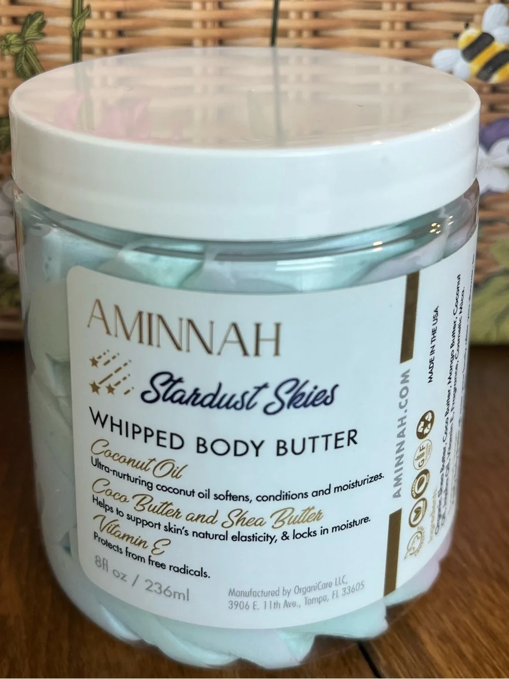 AMINNAH Stardust Skies Whipped Body Butter - Full Size NEW